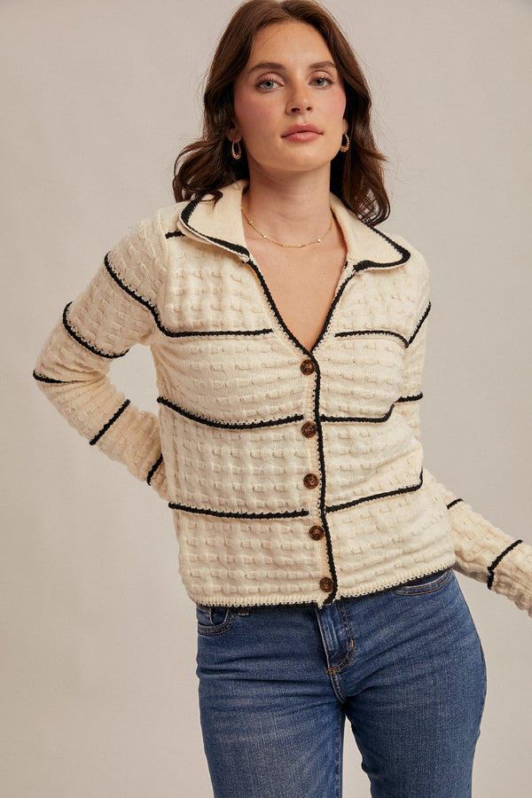 Emily in Paris Knit Cardigan