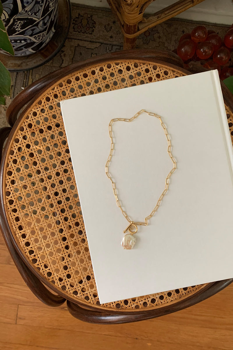 Abstract Pearl Necklace