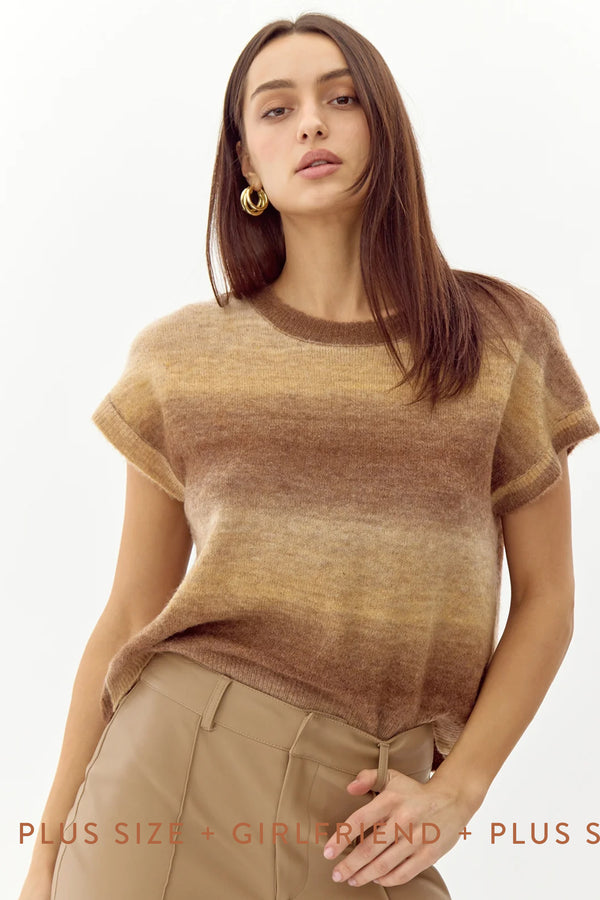 Alisha Ombre Knit Top