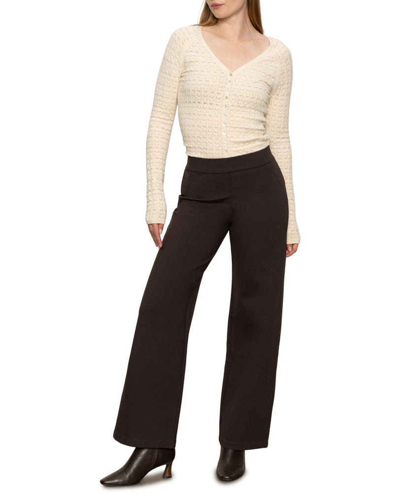 Runway Ponte Trouser in Semi Sweet