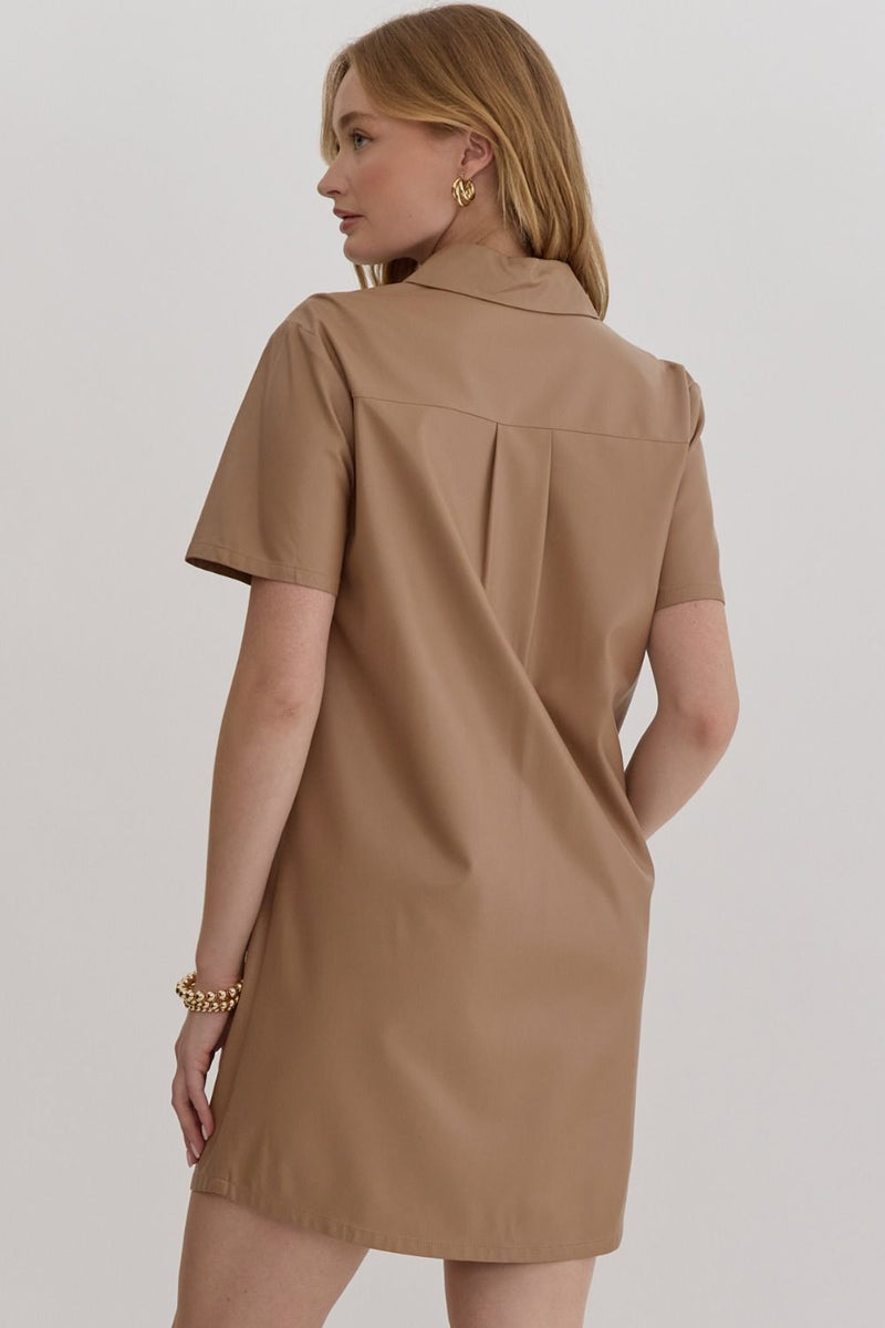 Carson Button Front Dress