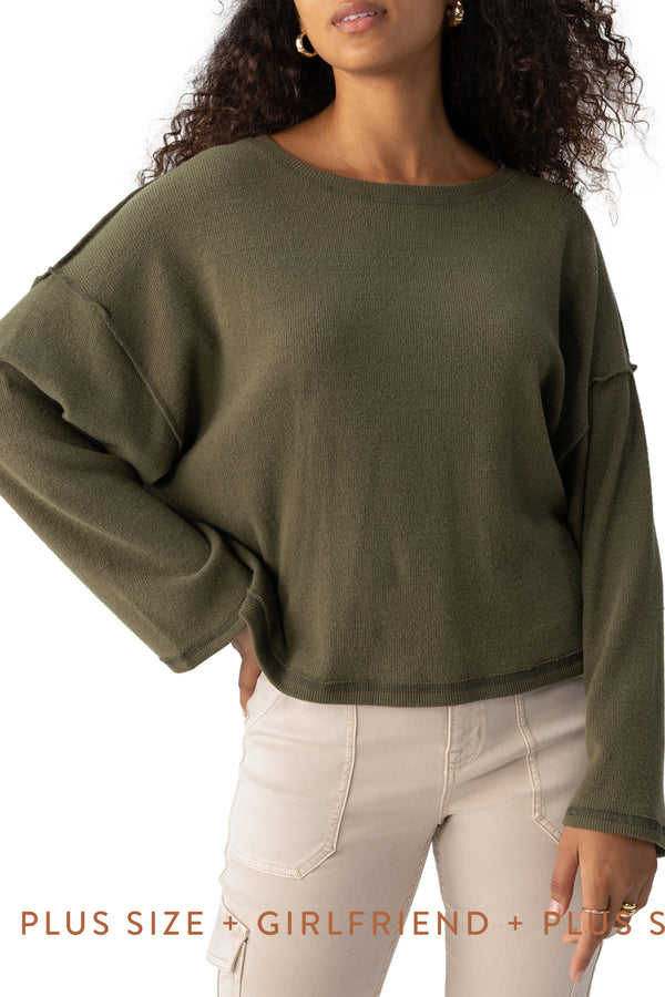 Change of Scenery Knit Top - Burnt Olive