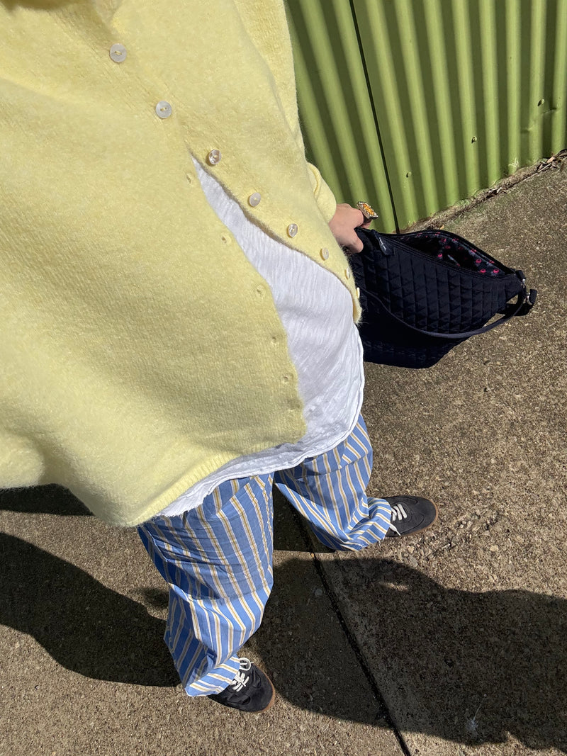 Butter Yellow Oversized Cardigan