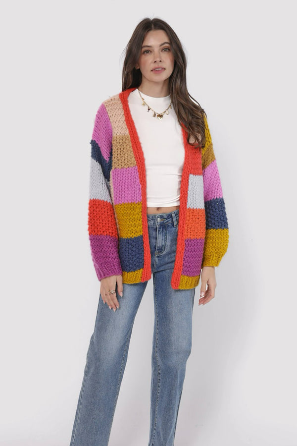 Electric Feels Handknit Cardigan