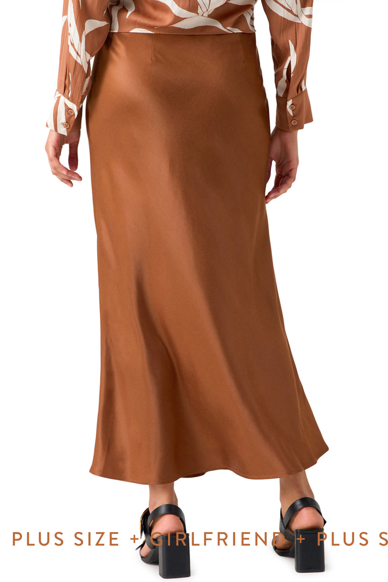 Everyday Maxi Skirt in Mocha Mousse