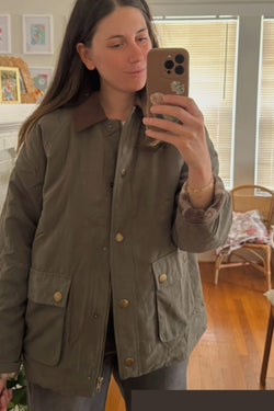 Corduroy Collar Fisherman Jacket