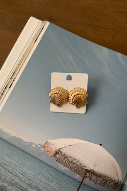 🐚 Hailey Gold Shell Earring