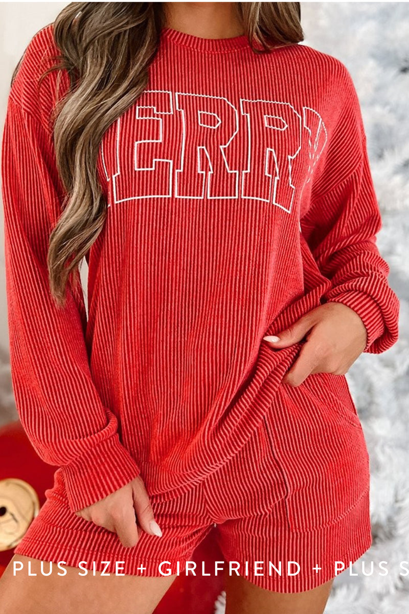 Merry Long Sleeve (Red)