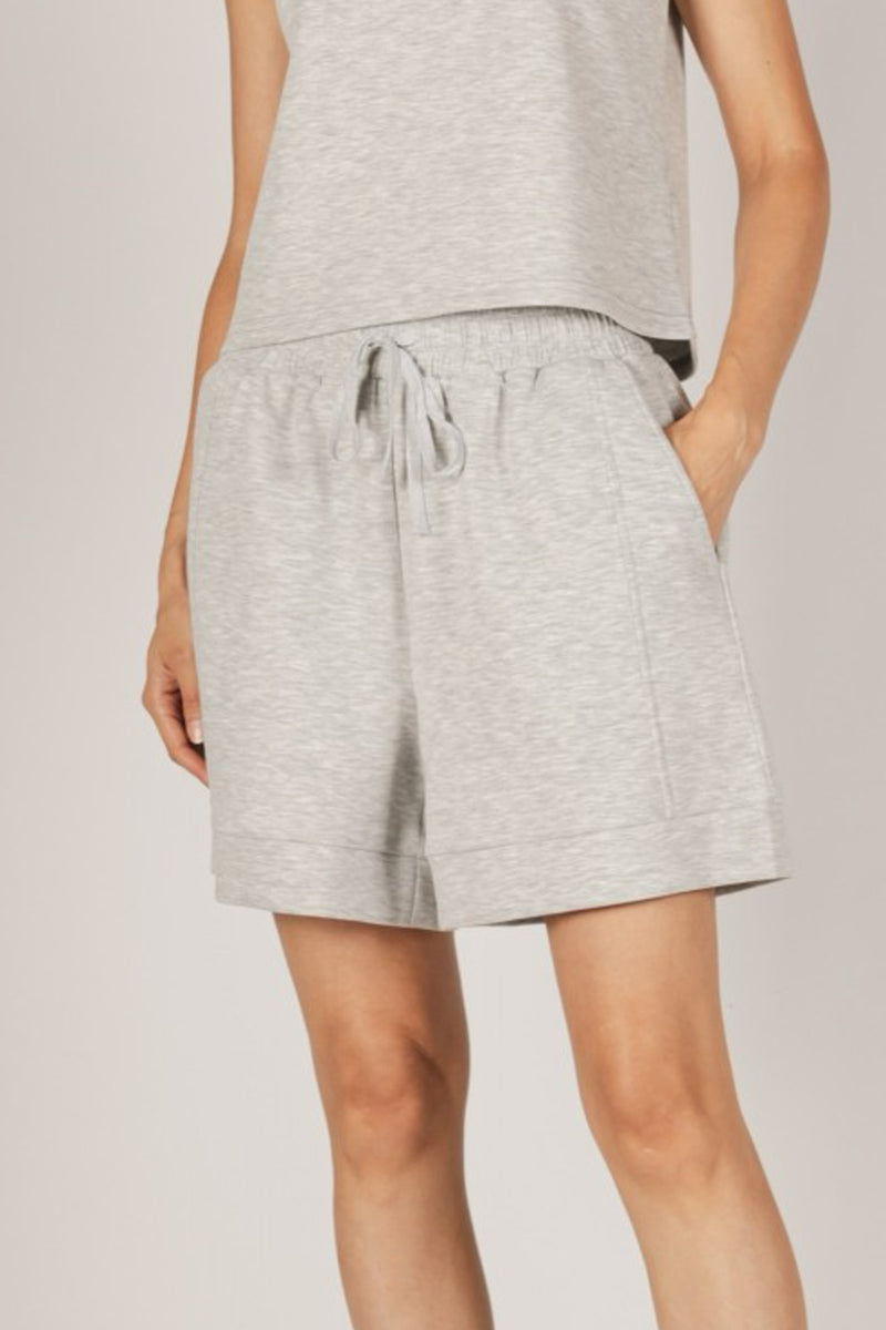 Lounge Short in Heather Grey