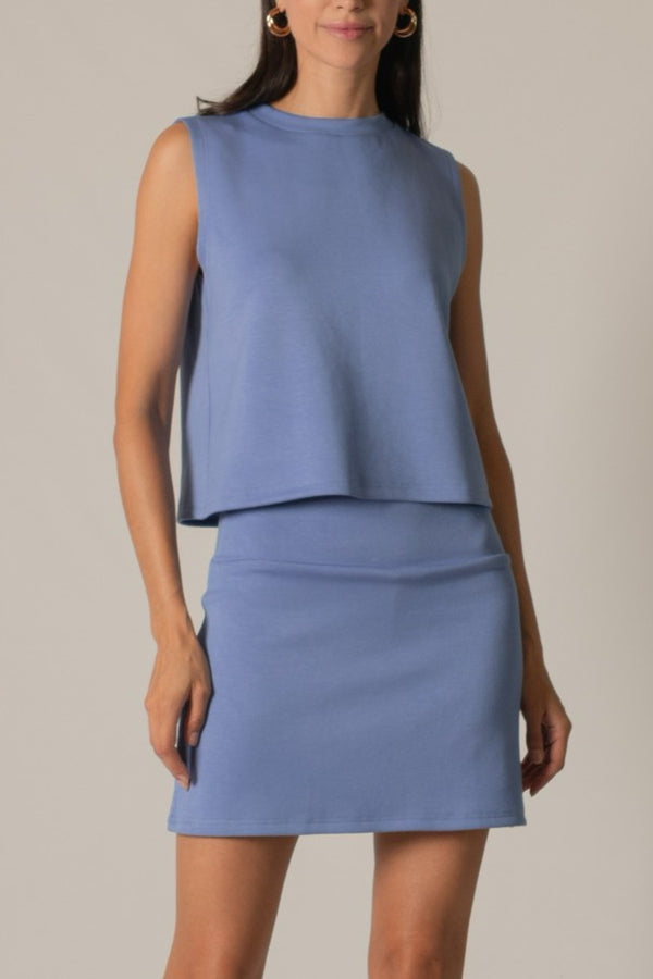 Modal Skort in Cornflower Blue