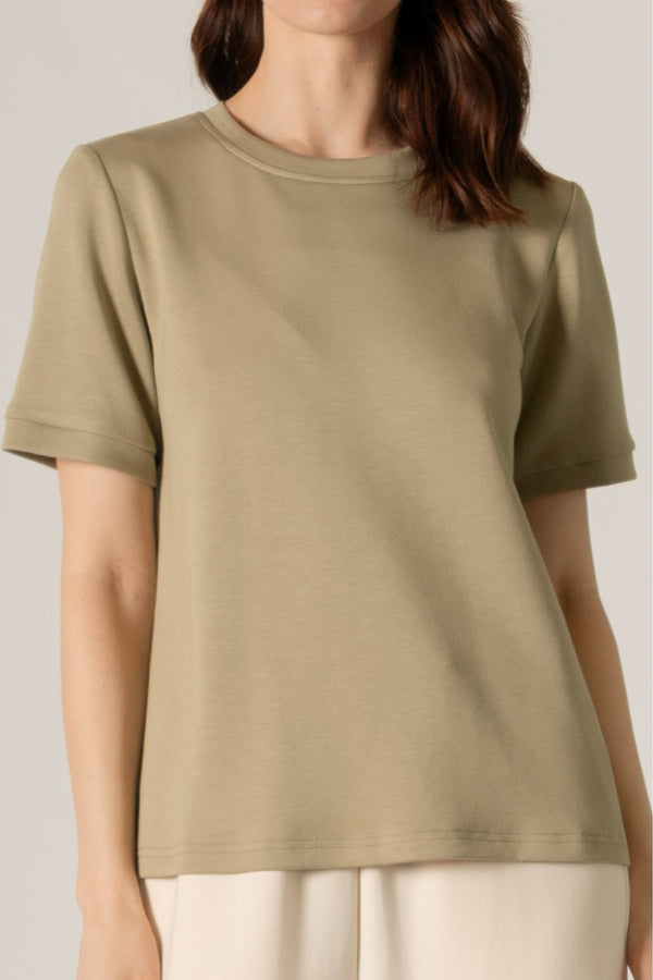 Modal Tee Shirt in Olive