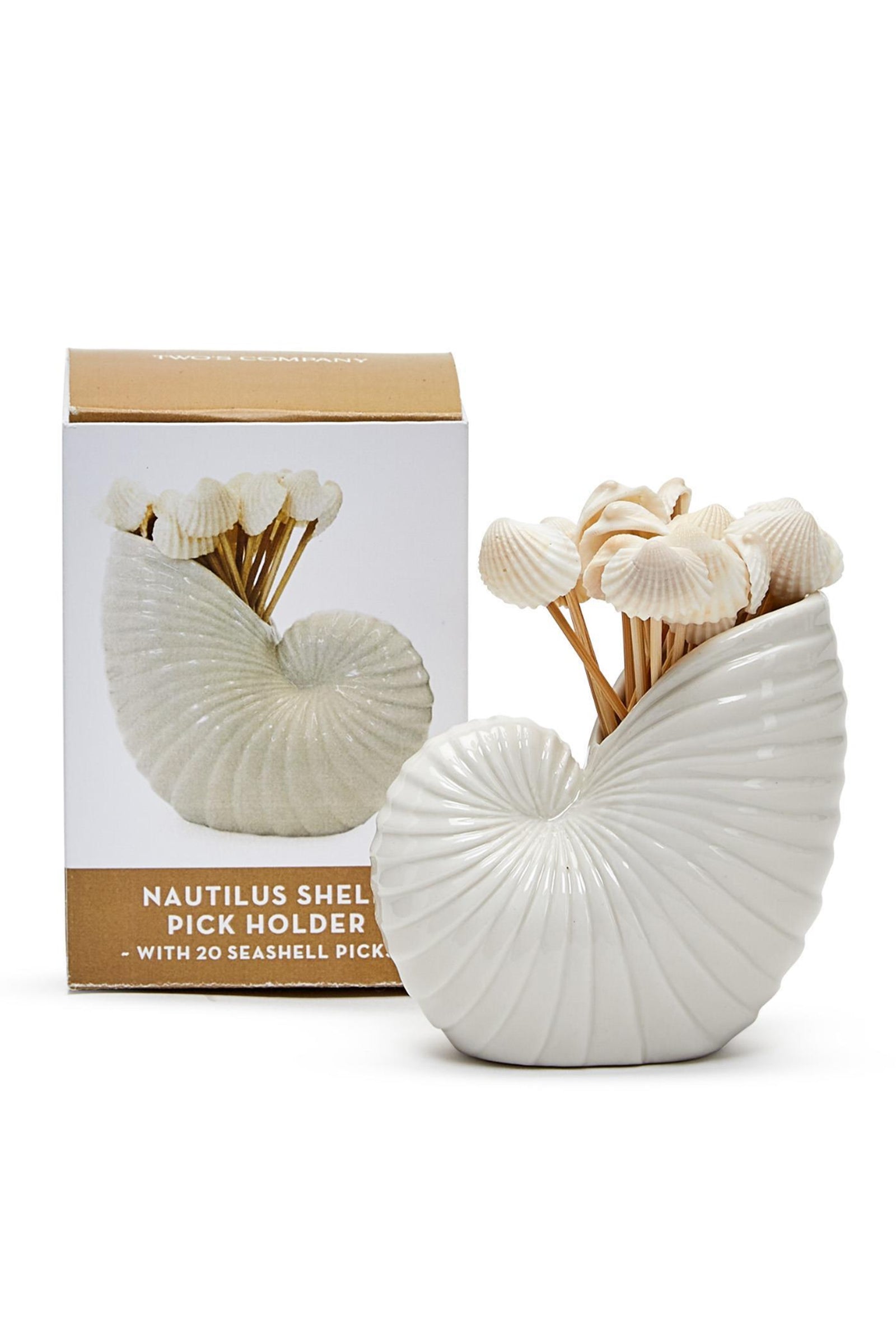 Nautilus Shell with Seashell Picks – Kalōn