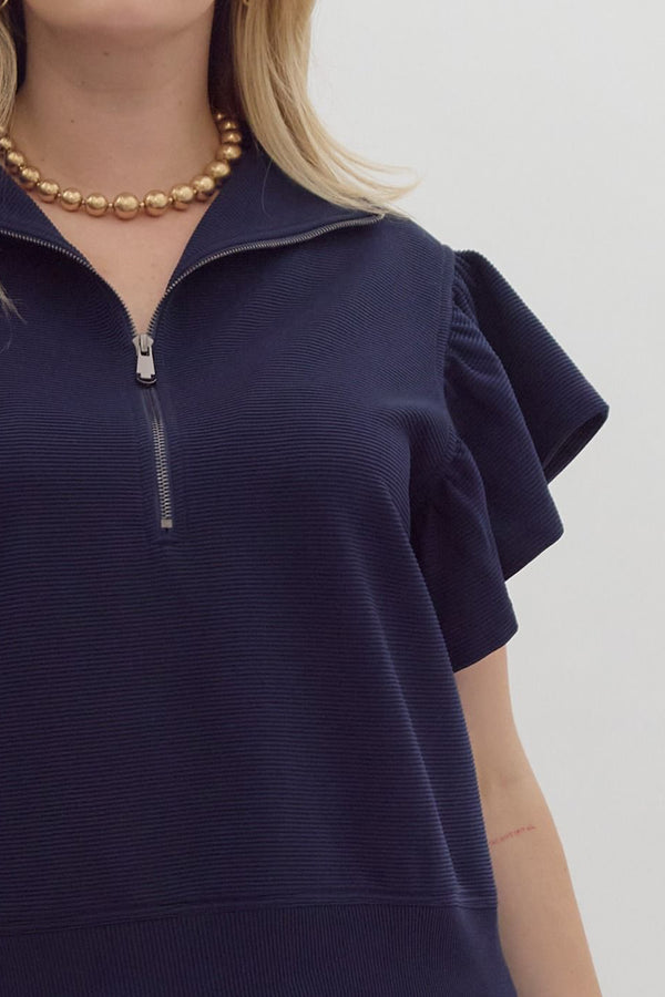 Midnight Navy Top