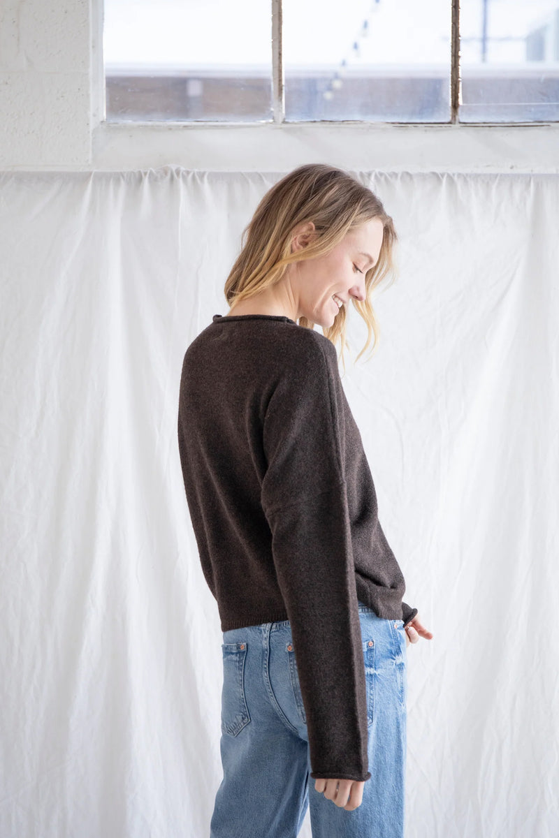 Piper Cardigan in Chocolate