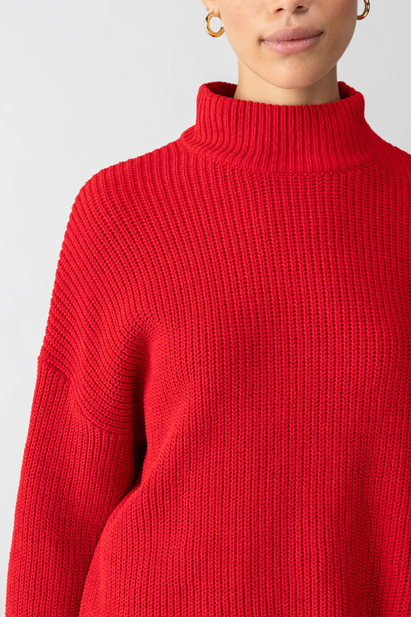 Stay Cozy Sweater in Red