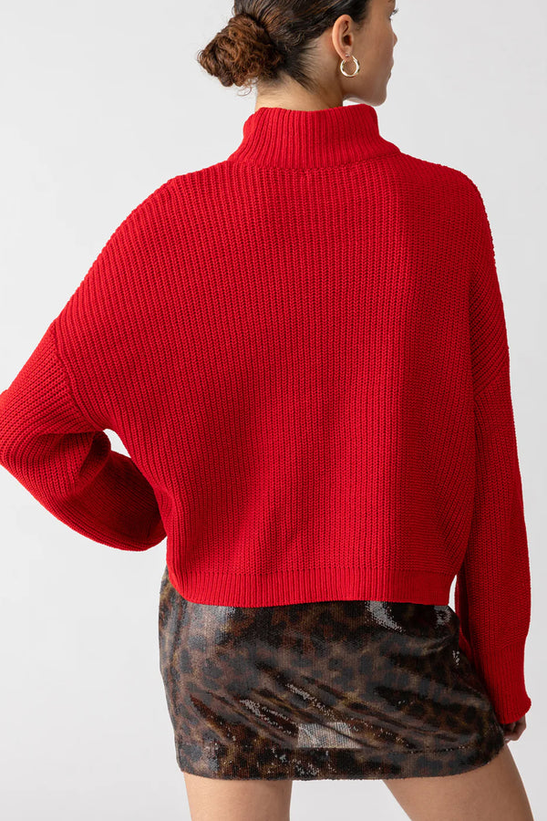 Stay Cozy Sweater in Red