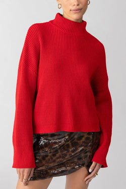 Stay Cozy Sweater in Red