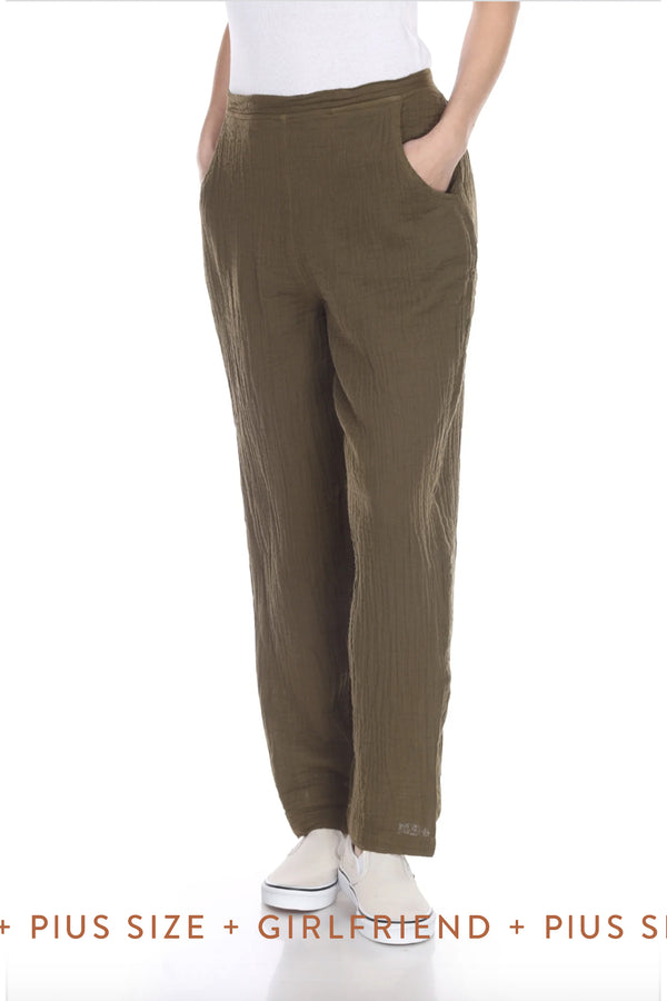 Tapered Cotton Pant