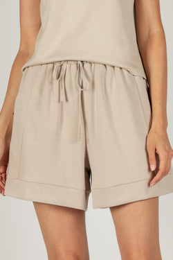 Lounge Short in Taupe