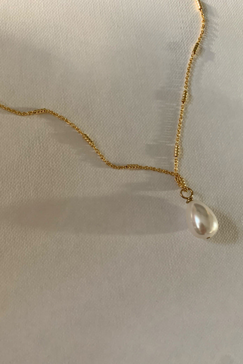Bamboo Pearl Necklace