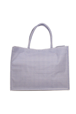 Large Gingham Tote