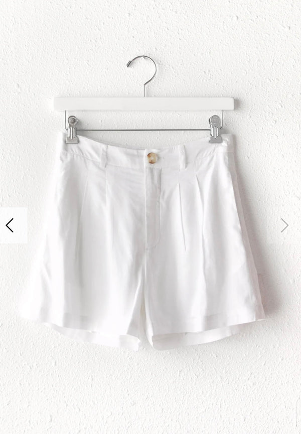 White Havana Shorts