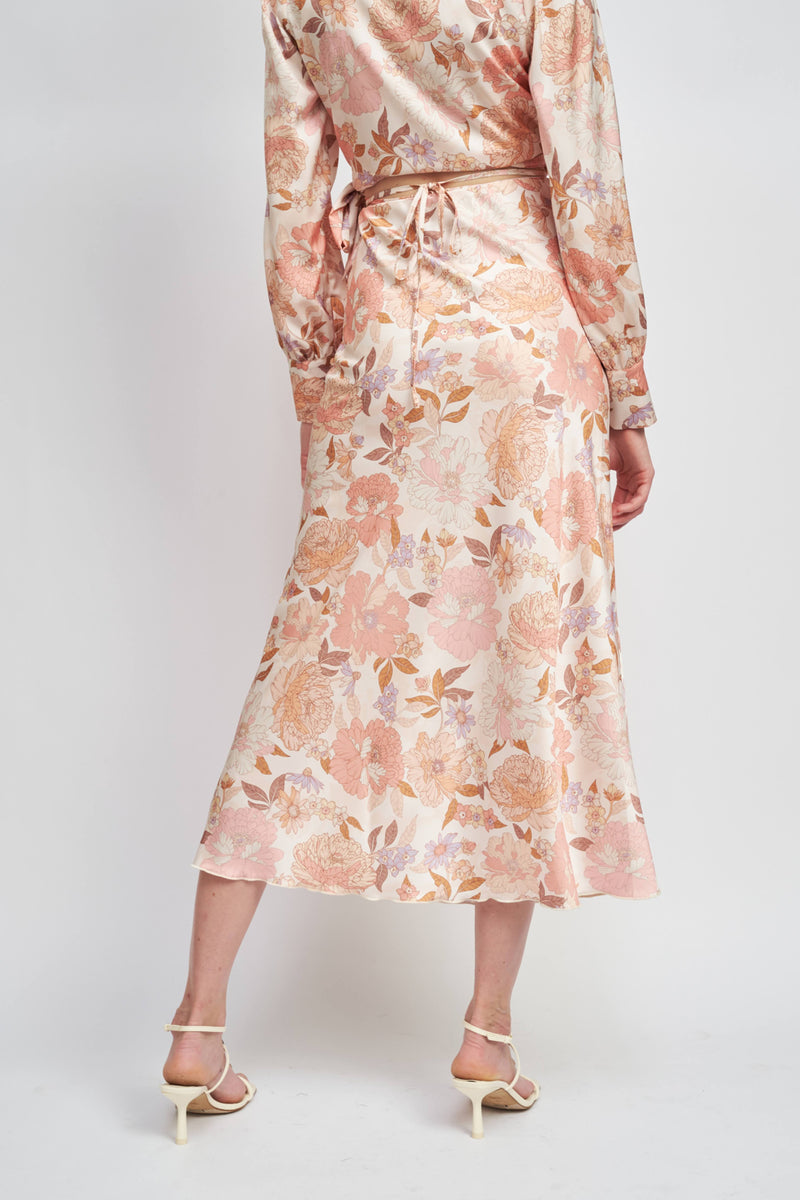 Risa Floral Midi Skirt