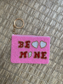 Beaded Be Mine Pouch
